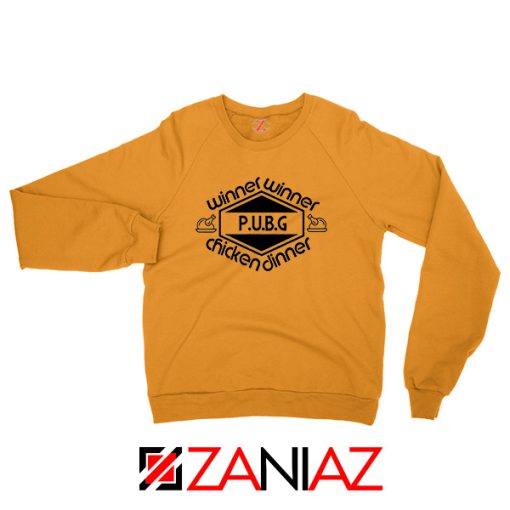 Buy Winner Winner Chicken Dinner Orange Sweatshirt