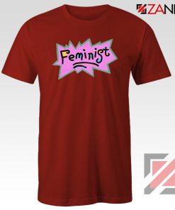 Cheap Feminist Rugrats Red Tshirt