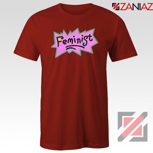 Cheap Feminist Rugrats Red Tshirt