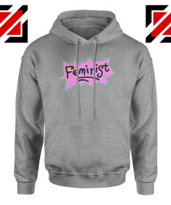 Cheap Feminist Rugrats Sport Grey Hoodie