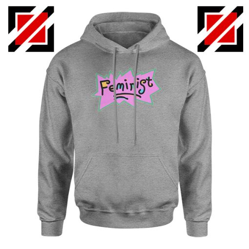 Cheap Feminist Rugrats Sport Grey Hoodie