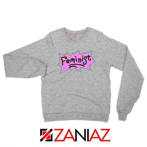 Cheap Feminist Rugrats Sport Grey Sweatshirt