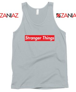 Cheap Stranger Things Parody Sport Grey Tank Top