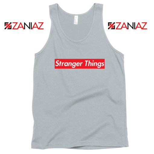 Cheap Stranger Things Parody Sport Grey Tank Top