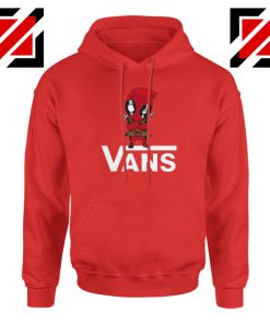 Cheap Van Deadpool Red Hoodie