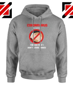 Coronavirus Is Coming Sport Grey Hoodie