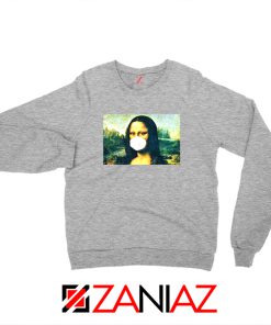 Coronavirus Mona Lisa Sport Grey Sweatshirt