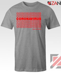 Coronavirus Repeating Sport Grey Tshirt