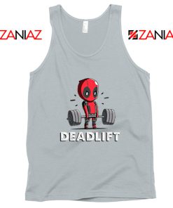 Deadpool Deadlift Sport Grey Tank Top