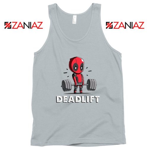 Deadpool Deadlift Sport Grey Tank Top