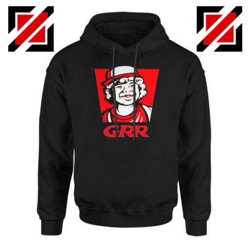 Dustin GRR Parody Black Hoodie