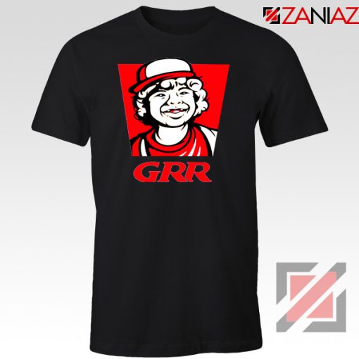 Dustin GRR Parody Black Tshirt