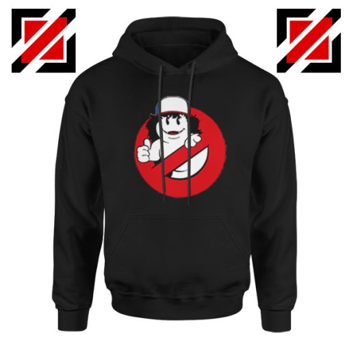 Dustin Ghostbusters Parody Black Hoodie