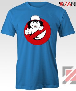 Dustin Ghostbusters Parody Blue Tshirt