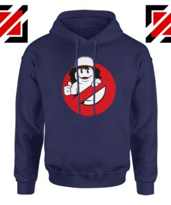 Dustin Ghostbusters Parody Navy Blue Hoodie