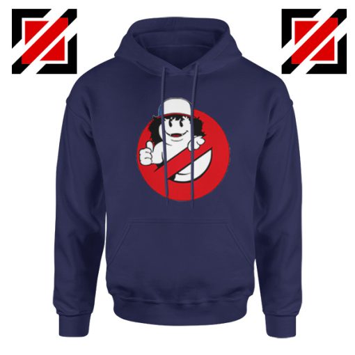 Dustin Ghostbusters Parody Navy Blue Hoodie