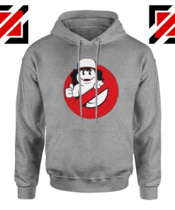 Dustin Ghostbusters Parody Sport Grey Hoodie