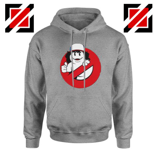 Dustin Ghostbusters Parody Sport Grey Hoodie