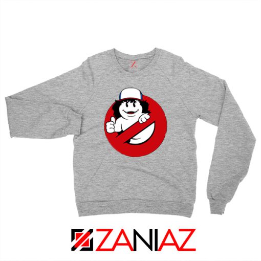 Dustin Ghostbusters Parody Sport Grey Sweatshirt