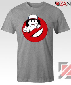 Dustin Ghostbusters Parody Sport Grey Tshirt