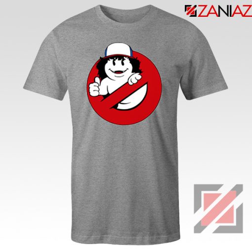 Dustin Ghostbusters Parody Sport Grey Tshirt