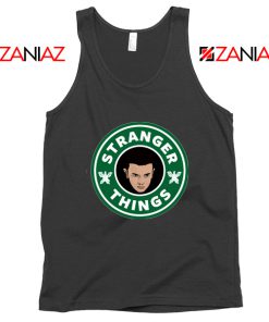 Eleven Starbucks Coffee Black Tank Top