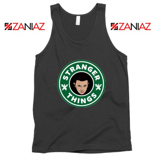 Eleven Starbucks Coffee Black Tank Top