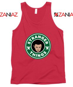 Eleven Starbucks Coffee Red Tank Top