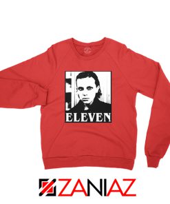 Eleven Stranger Things Graphic Red Sweatshirt