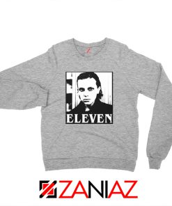 Eleven Stranger Things Graphic Sport Grey Sweatshirt