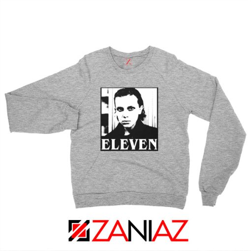 Eleven Stranger Things Graphic Sport Grey Sweatshirt