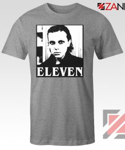 Eleven Stranger Things Graphic Sport Grey Tshirt