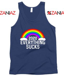 Everything Sucks 2020 Navy Blue Tank Top