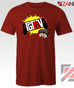 FGTEEV Gamer Tuber Red Tshirt