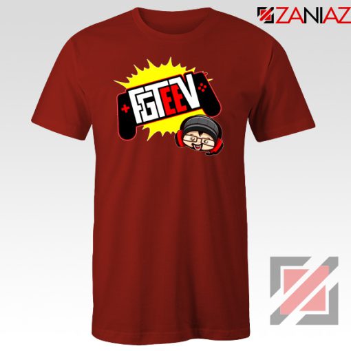 FGTEEV Gamer Tuber Red Tshirt