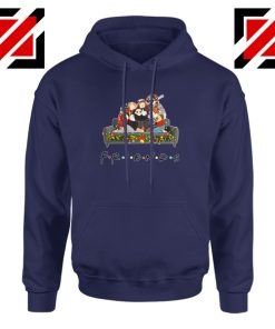 Friends Stranger Things Navy Blue Hoodie