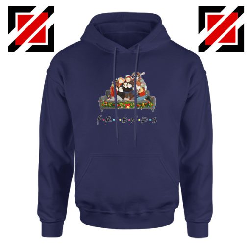 Friends Stranger Things Navy Blue Hoodie