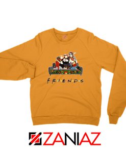 Friends Stranger Things Orange Sweater