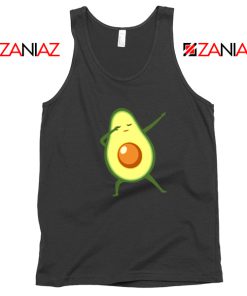 Funny Dabbing Avocado Black Tank Top