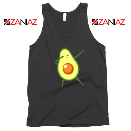 Funny Dabbing Avocado Black Tank Top