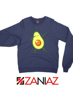 Funny Dabbing Avocado Navy Blue Sweatshirt