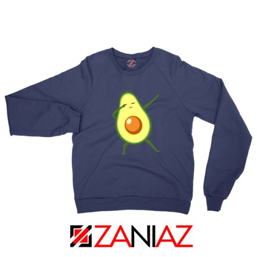 Funny Dabbing Avocado Navy Blue Sweatshirt