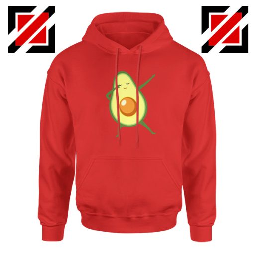 Funny Dabbing Avocado Red Hoodie