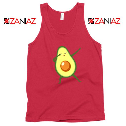 Funny Dabbing Avocado Red Tank Top