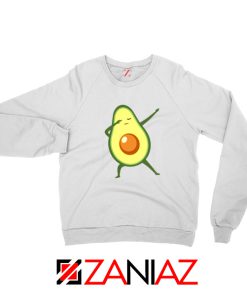 Funny Dabbing Avocado White Sweatshirt