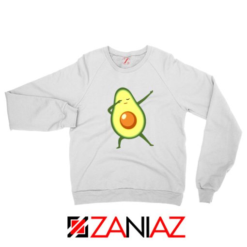 Funny Dabbing Avocado White Sweatshirt