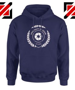 Funny University of Zoom Navy Blue Hoodie