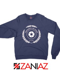 Funny University of Zoom Navy Blue Sweatshirt