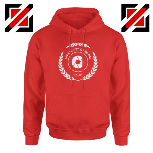 Funny University of Zoom Red Hoodie