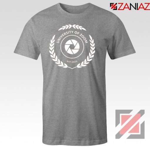 Funny University of Zoom Sport Grey Tshirt